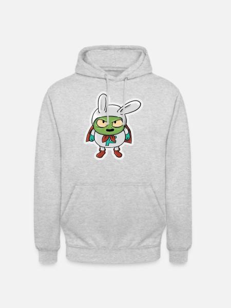Mauvais garçon - Sweat-shirt à capuche unisexe - gris clair chiné