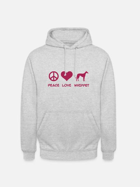 Whippet - Unisex Hoodie - light heather grey