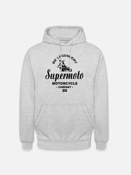 Supermoto - Unisex Hoodie - light heather grey