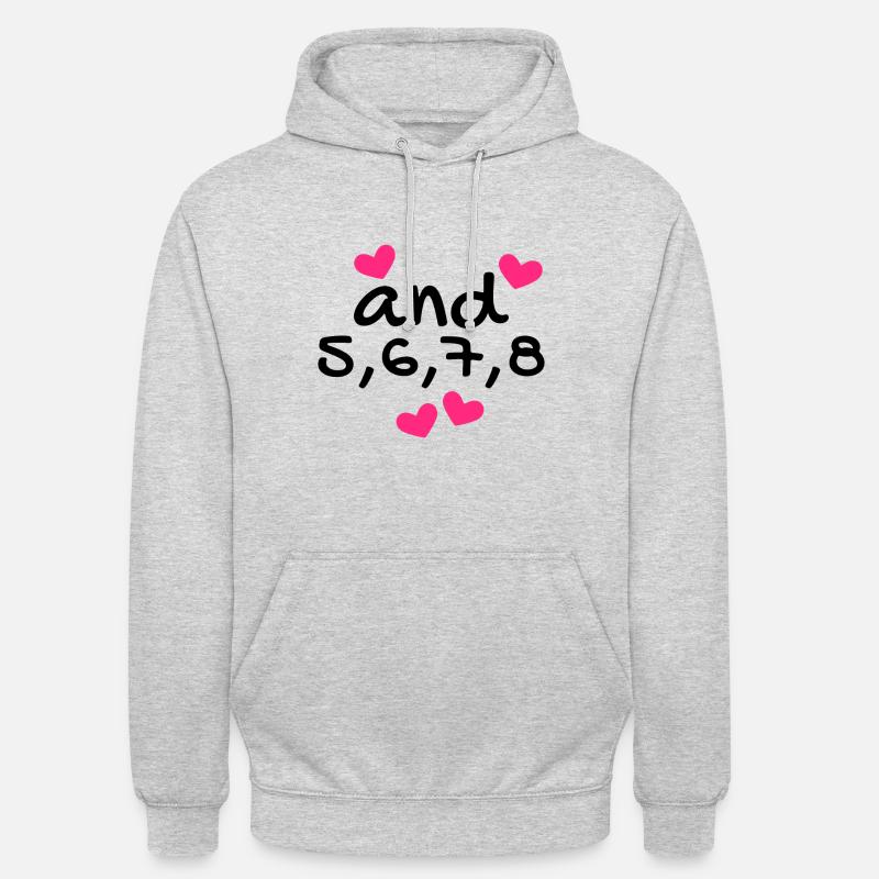 Dance dance dance class rythmique - Sweat-shirt à capuche unisexe - gris clair chiné