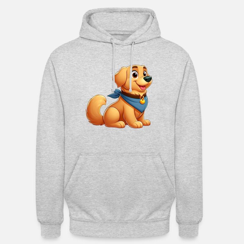 Labrador 3 - Unisex Hoodie - Hellgrau meliert