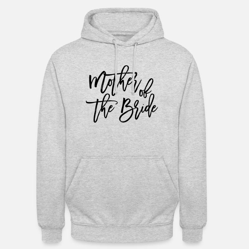 Mutter der Braut - Unisex Hoodie - Hellgrau meliert