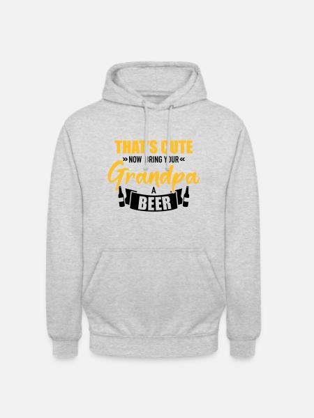 Grandfather - Unisex Hoodie - light heather grey