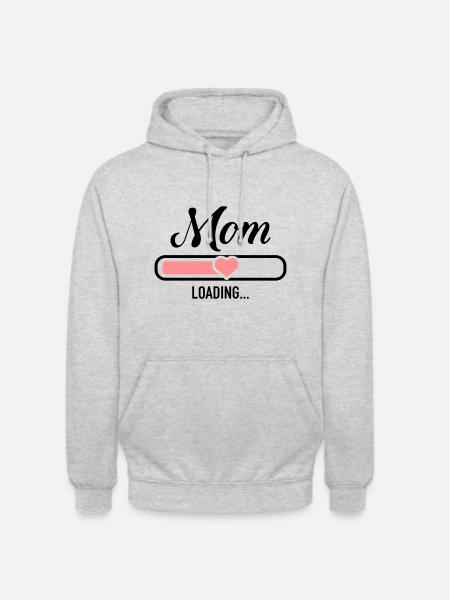 mummy - Unisex Hoodie - light heather grey