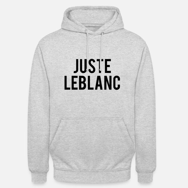 JUSTE LEBLANC- LE DINER DE CONS - Sweat-shirt à capuche unisexe - gris clair chiné