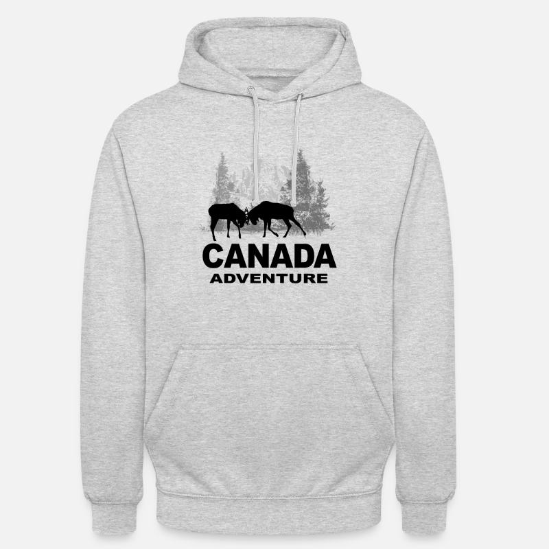 Canada - Orignal - Canada - Orignal - Sweat-shirt à capuche unisexe - gris clair chiné