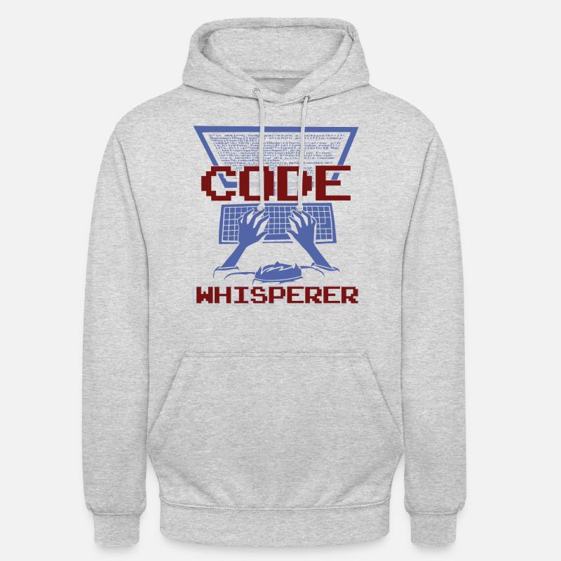 Code Whisperer - Unisex Hoodie - light heather grey