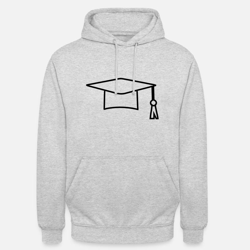 Abschluss - Unisex Hoodie - Hellgrau meliert