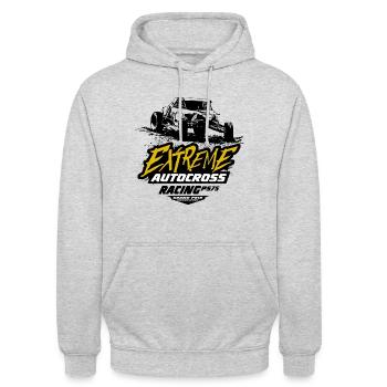 Autocross - Buggy - 4x4 - Offroad - Unisex Hoodie - Hellgrau meliert - Vorne - Alina (178cm) & Michal (187cm)