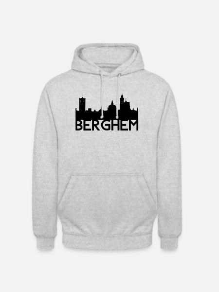 Bergamo upper city - Unisex Hoodie - light heather grey