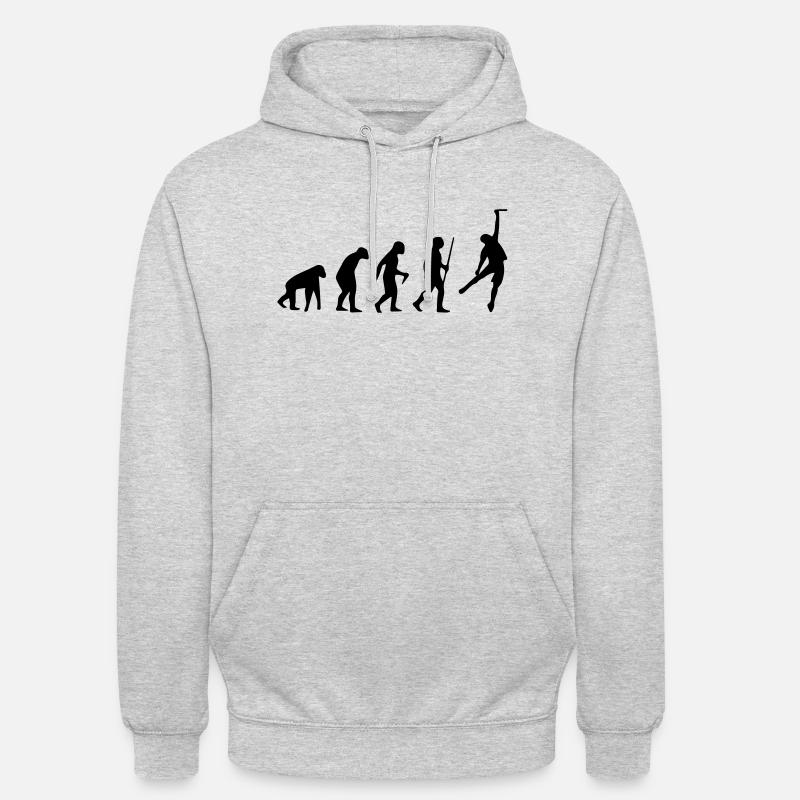 KLETTERN EVOLUTIONSTHEORIE SHIRT - Unisex Hoodie - Hellgrau meliert