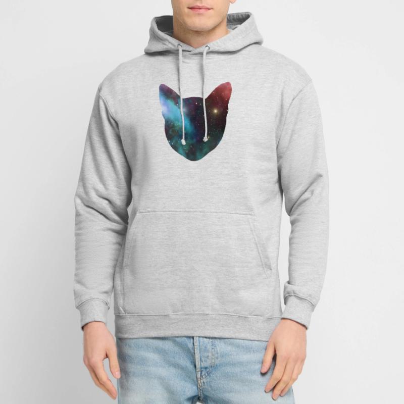 chat de l'espace cadeau de chat de l'espace Sweat-shirt à capuche unisexe
