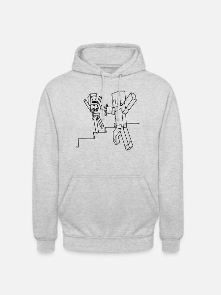 MINEPOWER COMBAT - Unisex Hoodie - light heather grey