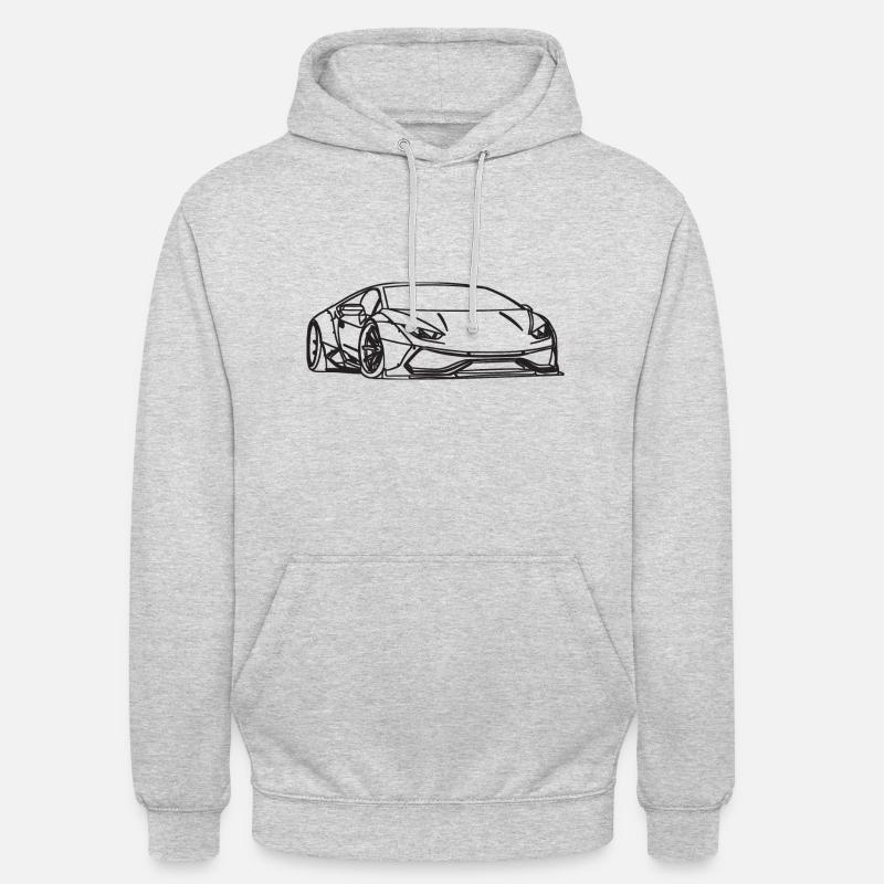 Auto - Unisex Hoodie - Hellgrau meliert