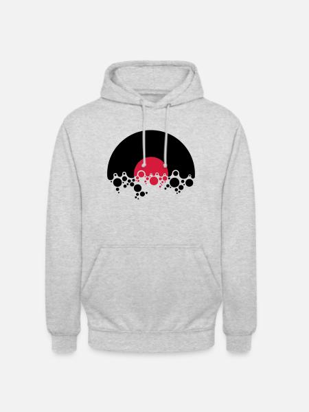 Record Bubbles - Unisex Hoodie - light heather grey