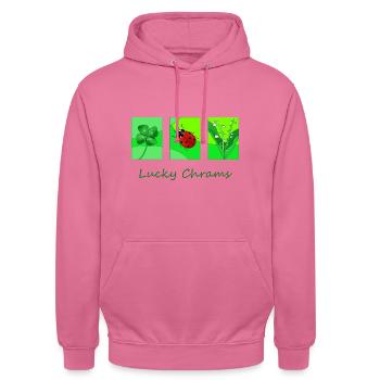 Lucky Charms - Unisex Hoodie - pink - Front - Alina (178cm) & Michal (187cm)