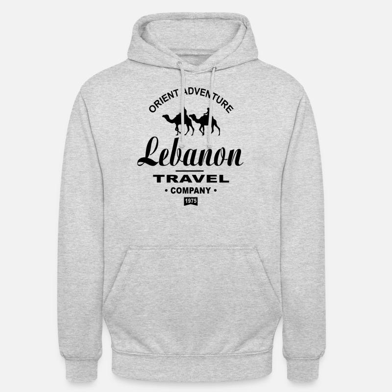 Libanon - Kamel Karawane - Unisex Hoodie - Hellgrau meliert