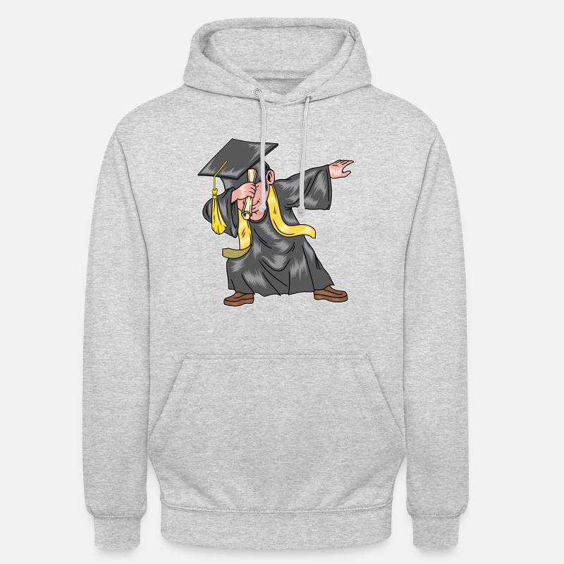 Dabbing Graduation Class Graduating Student - Sweat-shirt à capuche unisexe - gris clair chiné