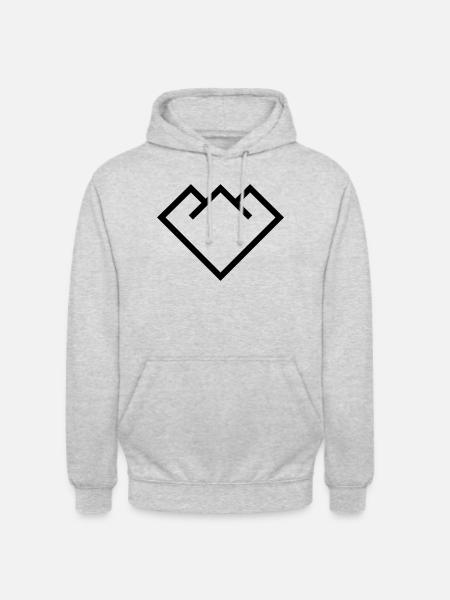 Mountain - Unisex Hoodie - light heather grey