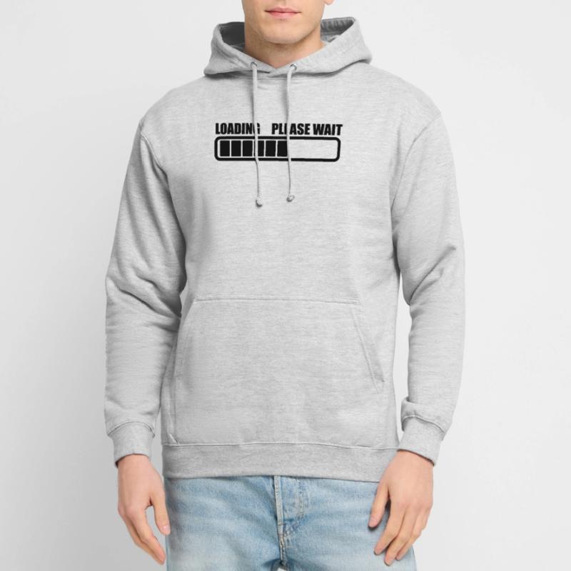 Loading wait a while Unisex Hoodie