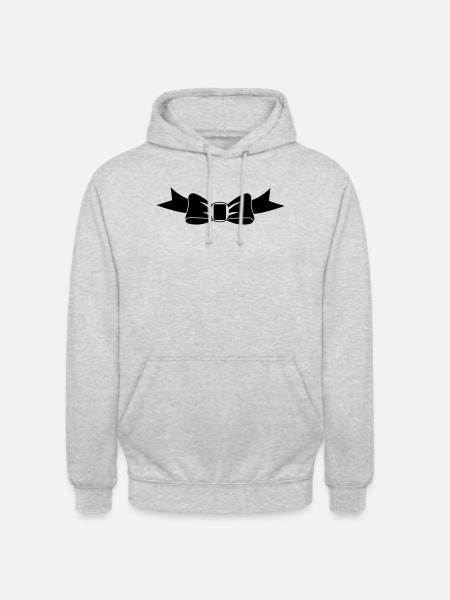 Bowtie - Unisex Hoodie - light heather grey