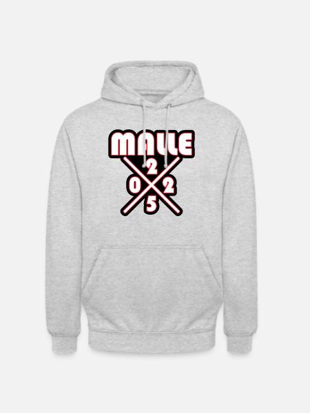 Malle 2025 - Unisex Hoodie - Hellgrau meliert