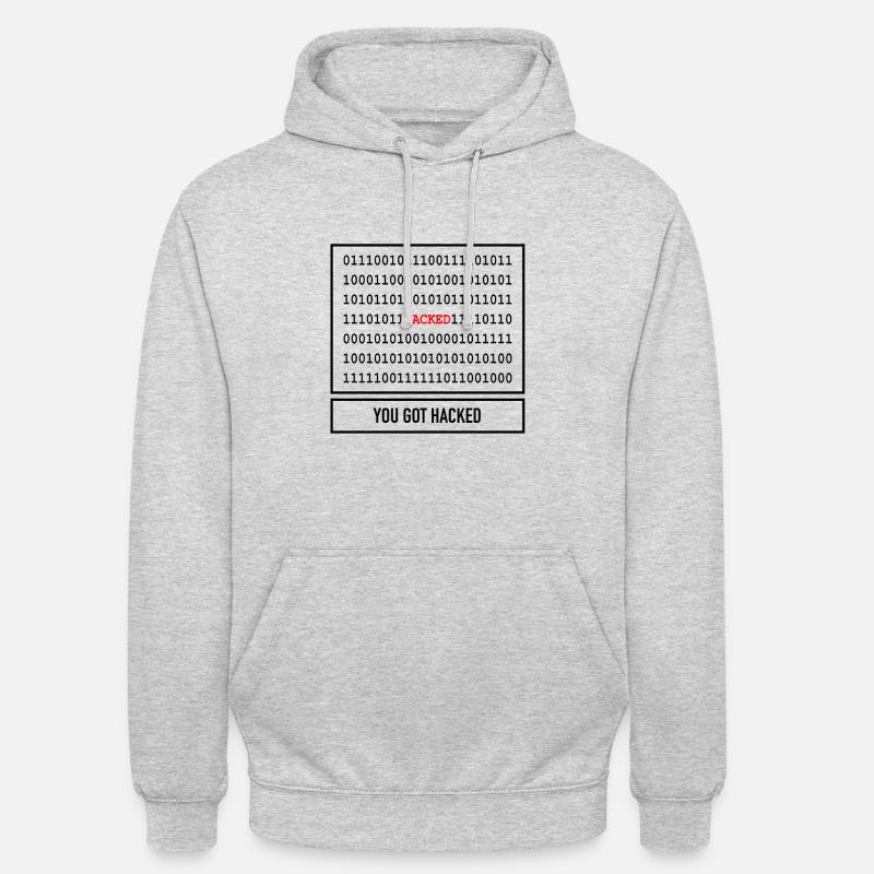 Hacker code gift computer scientist technique Unisex Hoodie