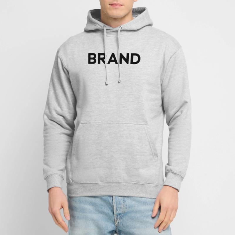 Design de marque, Marques, Type, Typographie, Déclaration Sweat-shirt à capuche unisexe