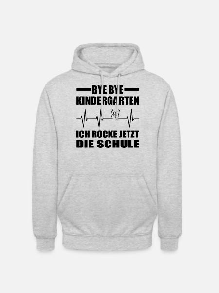 Einschulung - Unisex Hoodie - Hellgrau meliert