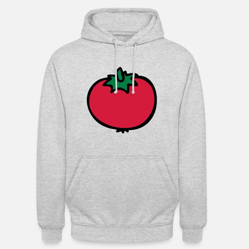 Tomate Tomato tomate pomodoro - Sweat-shirt à capuche unisexe - gris clair chiné