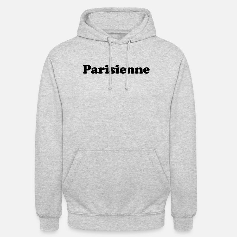 pariser - Unisex Hoodie - Hellgrau meliert