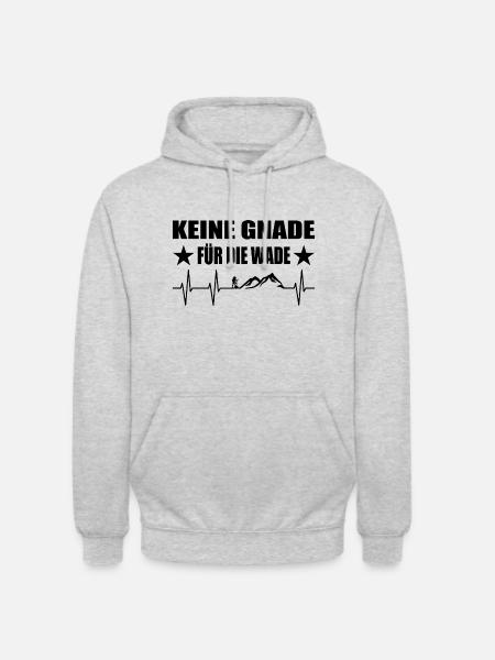 Wandern - Unisex Hoodie - Hellgrau meliert