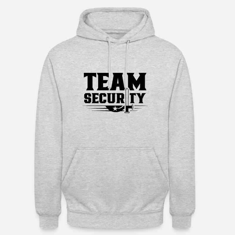 Team Security Security Service Security - Unisex Hoodie - light heather grey