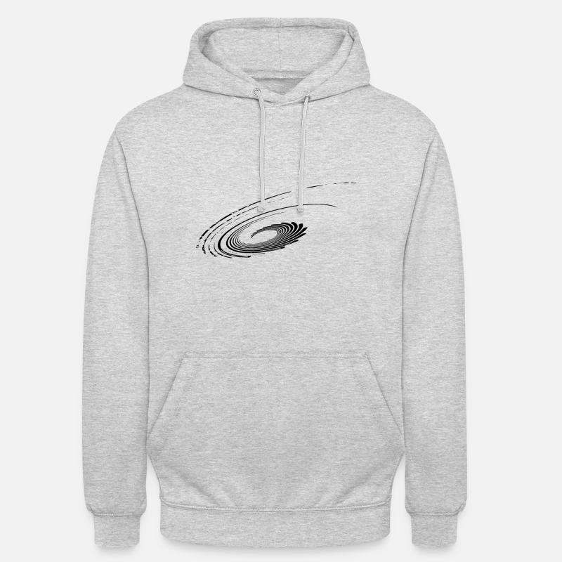 Geometric Planes Parabolas Ellipses Lines - Unisex Hoodie - light heather grey