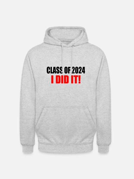 Class of 2024 - Unisex Hoodie - light heather grey