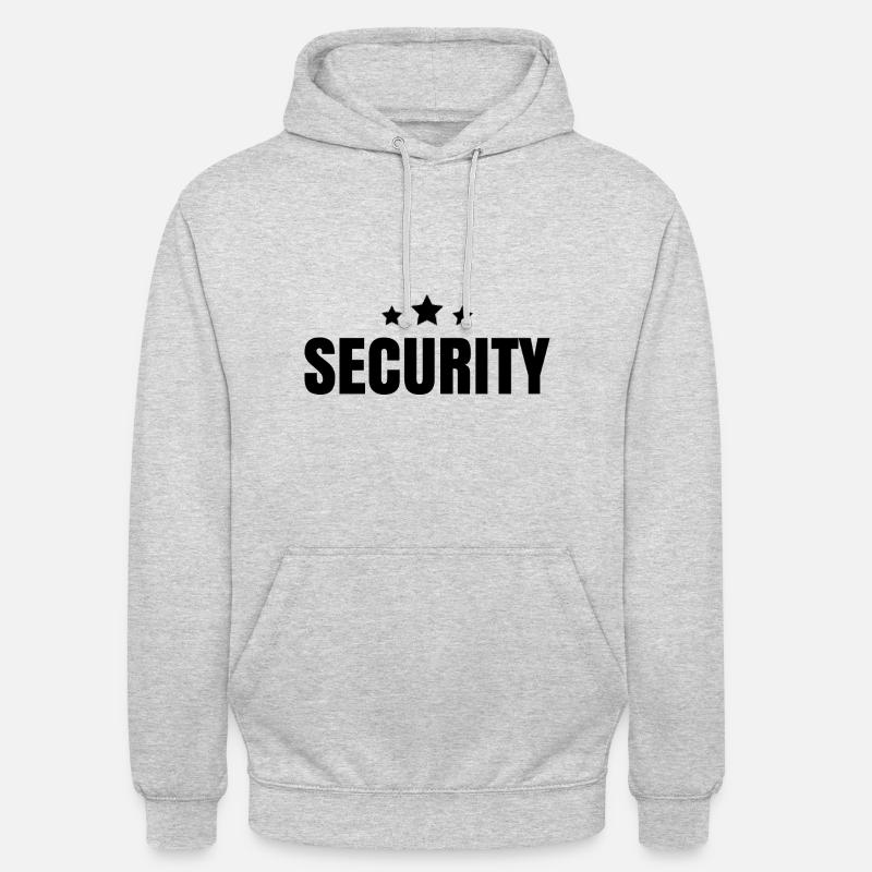 Security Security Security Security Service - Unisex Hoodie - light heather grey