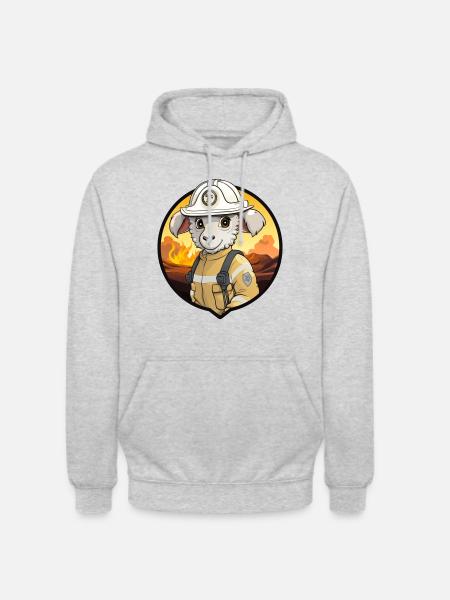 Sheep Fire Brigade - Unisex Hoodie - light heather grey