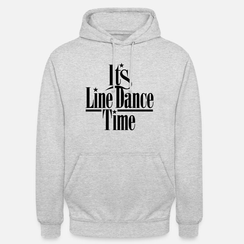 SON TEMPS LINE DANCE - Sweat-shirt à capuche unisexe - gris clair chiné