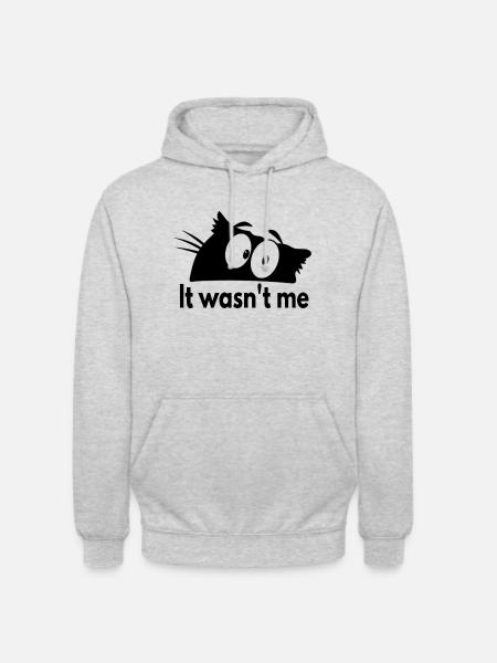 It's not me - Unisex Hoodie - light heather grey