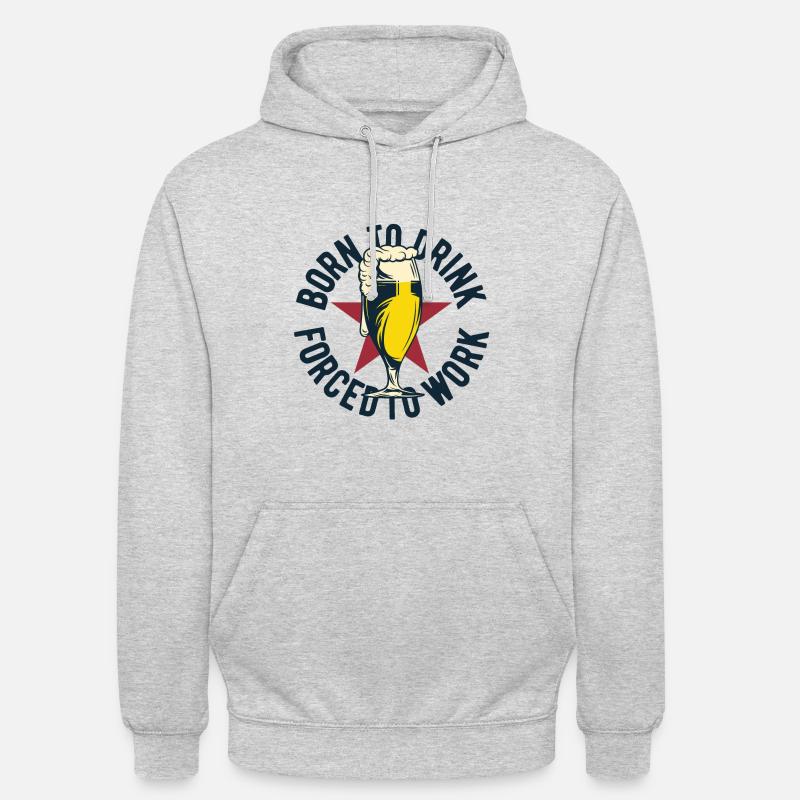 Bier - Unisex Hoodie - Hellgrau meliert