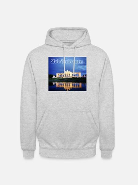 Schönbrunn - Unisex Hoodie - Hellgrau meliert