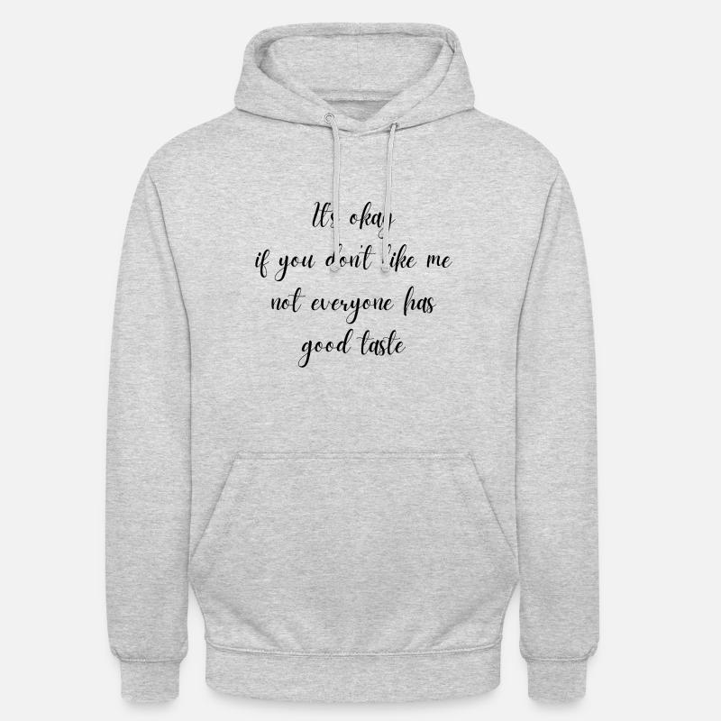 Goût correct - Sweat-shirt à capuche unisexe - gris clair chiné