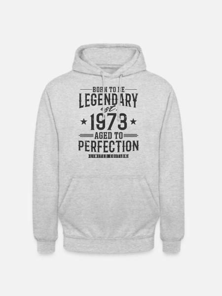 Legendary since 1973 - Unisex Hoodie - light heather grey