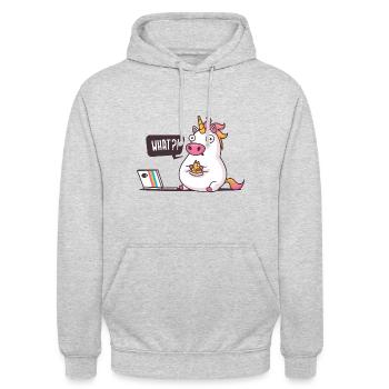 Cheat Day - Unisex Hoodie - light heather grey - Front - Alina (178cm) & Michal (187cm)