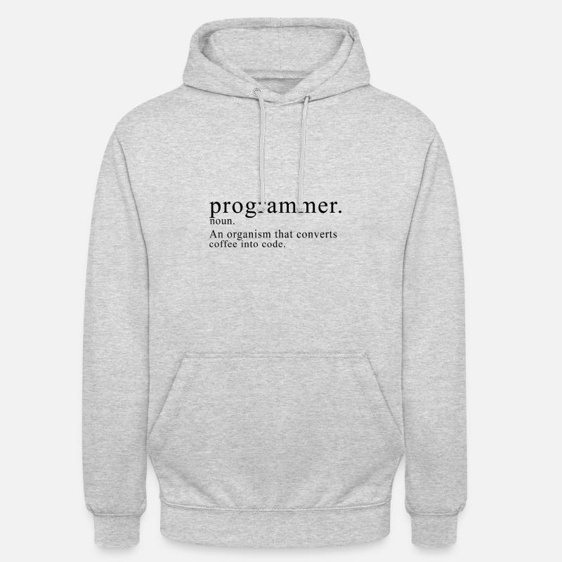Programmer Description - Unisex Hoodie - light heather grey