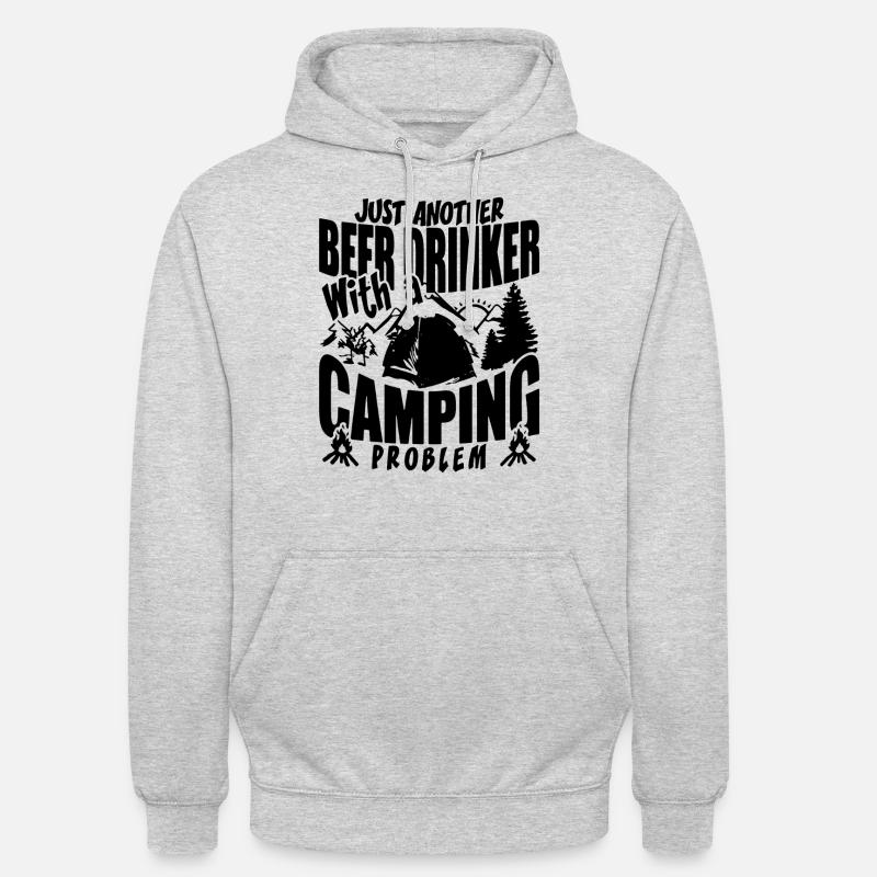 Beer Drinker With Camping Problem Unisex Hoodie