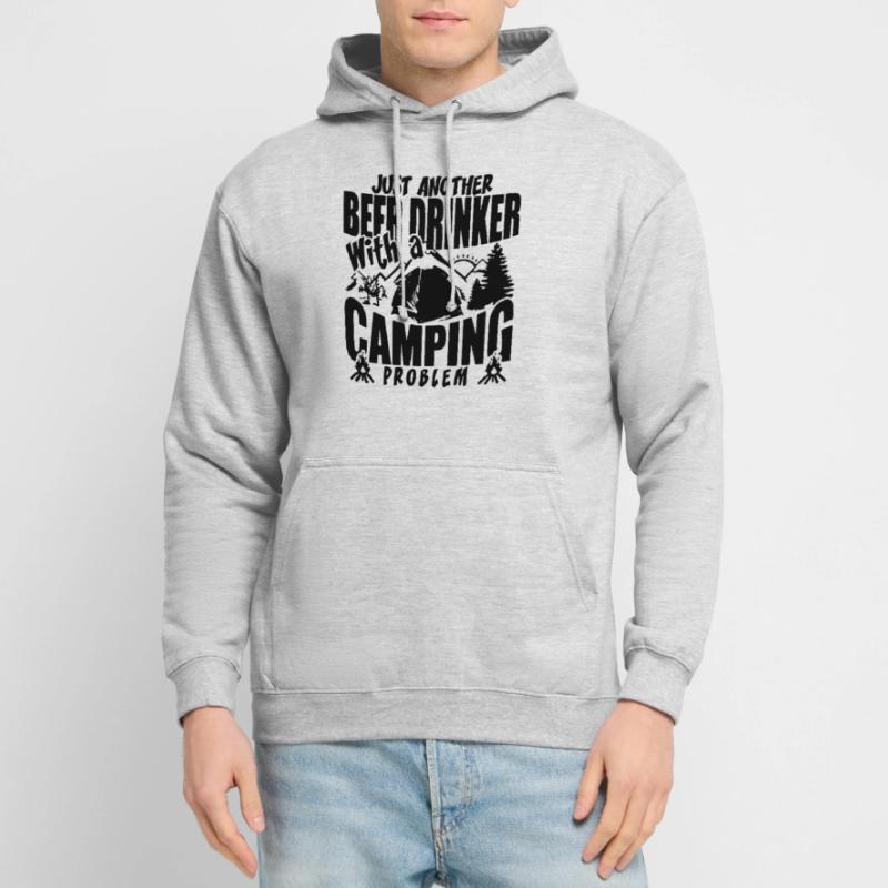 Beer Drinker With Camping Problem Unisex Hoodie