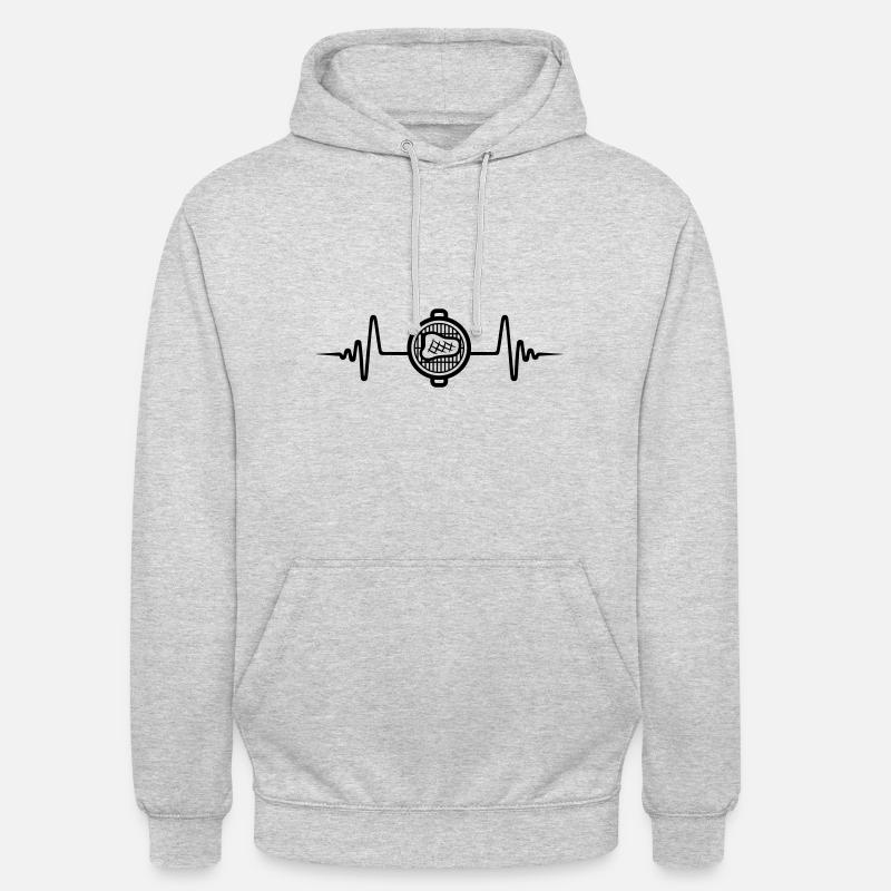 Steak Puls Fleisch - Unisex Hoodie - Hellgrau meliert