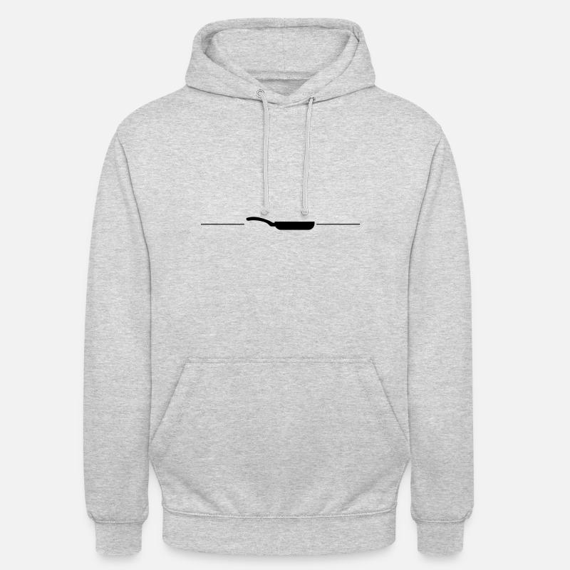 Pan caressé - Sweat-shirt à capuche unisexe - gris clair chiné