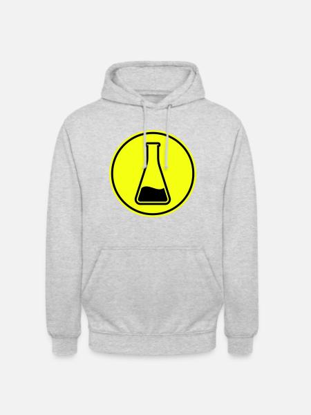 Test tube icon - Unisex Hoodie - light heather grey
